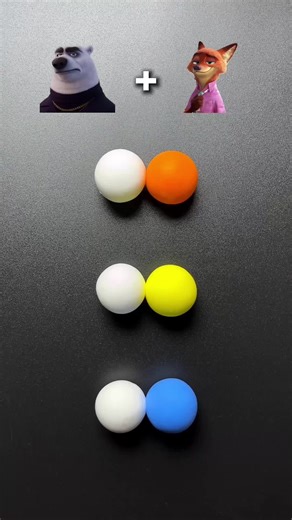 Zootopia koslov mixed with others#zootopia2 #colormixing #satisfying #sharkzhan