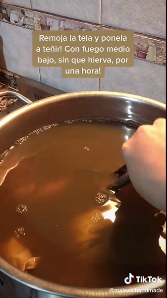 Tutorial de tintes naturales con yerba mate