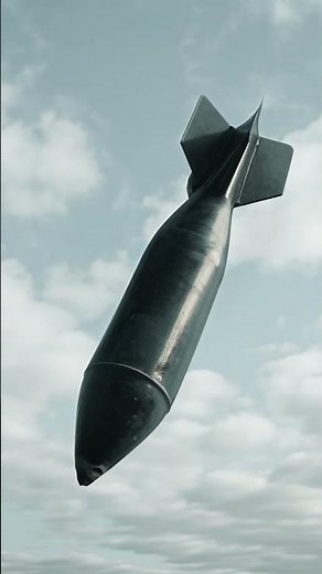 The Tallboy was a powerful British bomb developed during World War II#ww2 #history #wwii