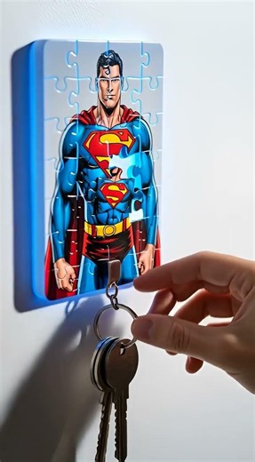 Puzzle + Keychain = Superman Alive! Must Watch!