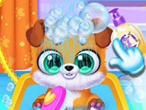 Play Newborn Puppy Salon | Free Online  Games. KidzSearch.com