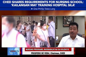1.3K views | 'Kailangan may training hospital sila' CHED Chairman...