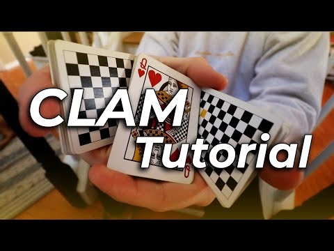 LEARN HOW TO FANCY SHUFFLE CARDS: Clam Tutorial (Original)