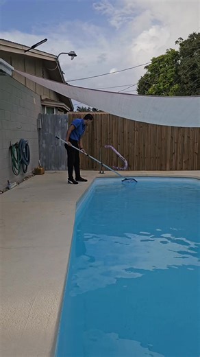 41 reactions · 23 comments | Me being responsible. Cleaning the pool after work because there's 5 leaves in the pool.  | Sam Ngoun | Facebook