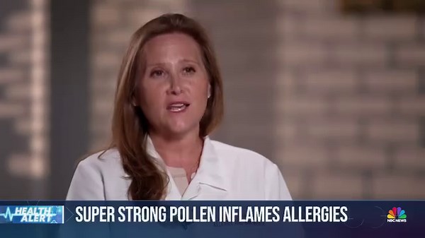 A "pollen storm" and longer allergy seasons are sending a growing number of adults in search of relief. NBC News' Anne Thompson has the story. | NBC Nightly News with Tom Llamas