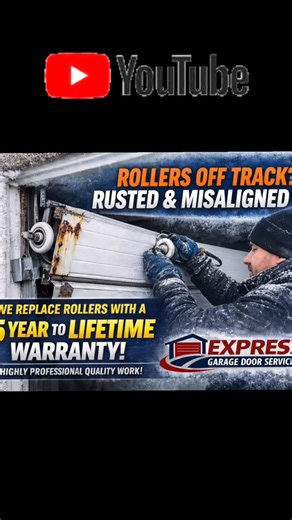 🚪 EXPRESS GARAGE DOOR SERVICES 🚪 🔧 Servicio Profesional • Confianza • Calidad Garantizada ⚠️ Atención en este cambio de clima ⚠️ Las bajas y altas temperaturas afectan directamente el funcionamiento de su puerta de garaje. Los componentes trabajan bajo mayor tensión y pueden fallar sin previo aviso. ❗ Problemas comunes que atendemos: ✔️ Springs (resortes) quebrados o desgastados ✔️ Cables salidos, flojos o dañados ✔️ Puertas que no abren o no cierran correctamente ✔️ Motor u opener que falla 