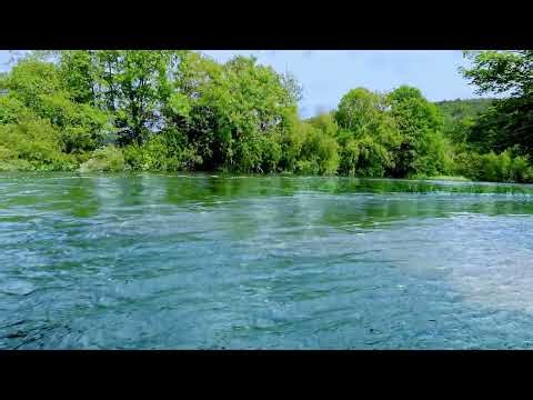This River Sound Knocks You Out FAST 😴 | Pure Water White Noise 10H for Sleep, Relaxation (No Birds)