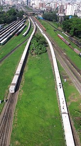 Two Train parallel race, skipping platform at a time. #shorts #ytshorts #parallelrace #train | Trains of BD