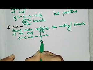 Prifixes in Organic Chemistry- n, iso, neo, pri., sec., ter.