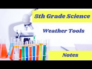 Weather Tools // 5th grade science online lesson