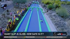Slide The City - How Safe Is The Giant Slip-N-Slide?