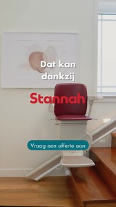 Herwin het vertrouwen om u thuis vrij te bewegen met een Stannah traplift - de meest betrouwbare keuze van de hoogste kwaliteit. Hij is ontworpen voor 99% van de trappen en garandeert veiligheid en onafhankelijkheid. ✅ Ga met gemak naar boven en beneden. Neem vandaag nog contact op met een expert! | Stannah.be