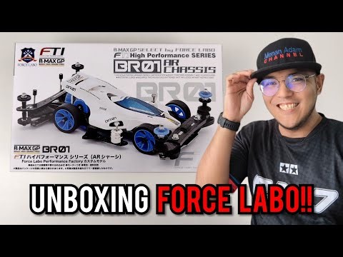 TAMIYA FORCE LABO BMAX GP AR CHASSIS BR-01!! BONGKAR HABIS-HABISAN!!