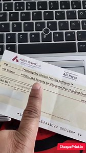 4.8K views · 28 reactions | ️ Works with ANY printer. Try MoneyFlex Cheque Printing Software today! #EasySetup #AllPrinters #BusinessAutomation #AxisBank #UnionBank #FederalBank #BOI #YesBank | Business Excel | Facebook