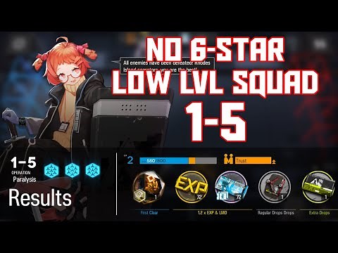 【明日方舟/Arknights】[1-5] - Low Lvl-Rarity Squad - Arknights Strategy