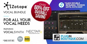 iZotope Vocal Bundle, save 60% off Nectar 2 & VocalSynth