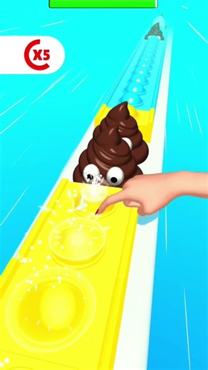 POOP vs EGG! The Funniest 3D ! 🤣💩🥚 Pop Runner 3DFun #Part23 #gaming #shorts #shortfeed #viralshorts