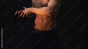 Sportsman, muscles, athlete man, triceps. Athletic caucasian, six pack, chest muscles, triceps. Beautiful male torso, ab. Steroid, sport vitamin, doping, anabolic, protein. Bodybuilder, bodybuilding.