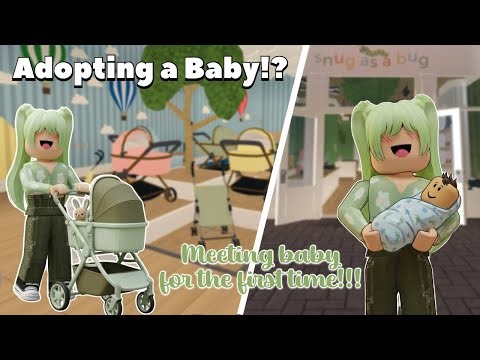 ADOPTING A BABY!! - Bloxburg Family Roleplay & Vlogs - Roblox