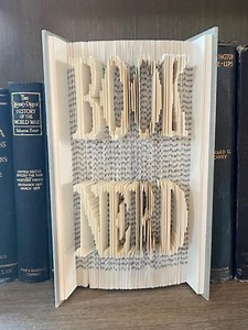 Book Nerd Book Folding Pattern - Etsy