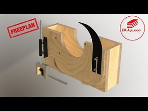10' Build Table saw DIY using circular saw With lift mechanism FREEPLAN