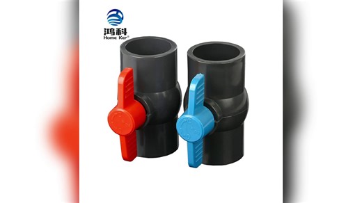 Factory Manufacture PVC Ball Valve From 1/2 Inch to 6 Inch Plastic Ball Valve with Blue and Red Handle