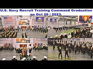 U.S. Navy Recruit Training Command Graduation on Oct 26, 2023.