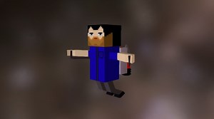 Character With Jetpack - 3D model by cookied9