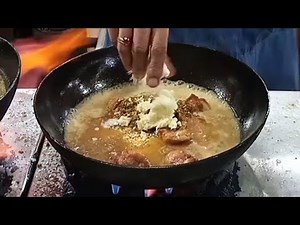 Chicken White Kadhai Recipe|| A1Peshawari Chapli Kabab House Street Food Of Karachi Pakistan.