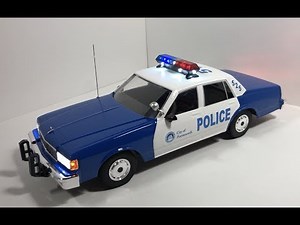 1/18 Portsmouth VA Police 1985 Chevy Caprice with Working Lights (CUSTOM ORDER)