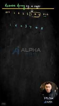 [Day-7/365] DSA problem solving series | Rotate Array by K steps part 2 (brute) | #leetcode #dsa