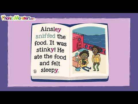 Level 3 - Video 4.8 Long E /ey /y/ Story ~ PhonicsMonsters.com