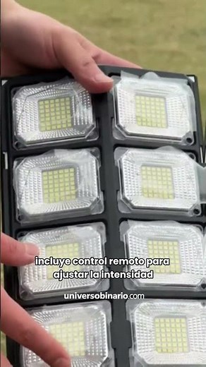 FOCO SOLAR LED de UNIVERSO BINARIO