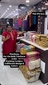 8K views · 138 reactions | Thankyou for the Bulk / Uniform Order - Flat 5% less - Get Ready to shine in Kanchi Semi Silk ⚡️ | Good for gifting | Bulk / Uniform orders accepted Vallisvaseha.com Search Code:- VVSSS005 / VVKSS001 Price:- 1150/- + shipping Wash and Care:- First wash dry wash Customer support :- 9884594699 / 9884594668 #vallisvaseha #sarees #onlinesarees #sareelovers #giftingsarees #semikanchipuramsarees | Vallis Vaseha | Facebook