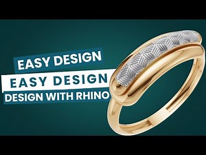 طراحی انگشتر طلا با Rhino 3D | Jewelry CAD Tutorial