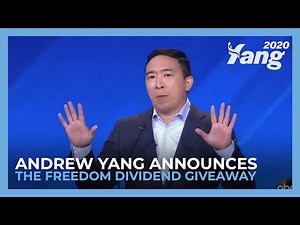 Andrew Yang Announces the Freedom Dividend Giveaway #1kGiveaway