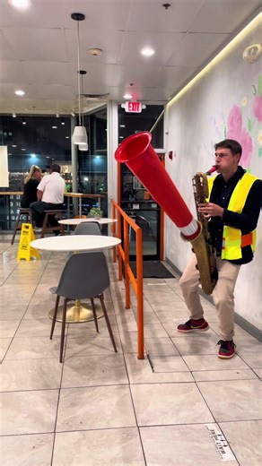 Traffic Cone Saxophone Prank | Party Fun with Saxophonist