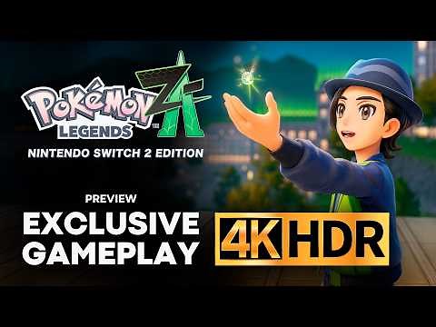 10 Minutes of Pokémon Legends Z-A in 4K HDR | GAMEPLAY + PREVIEW [Direct Feed](Nintendo Switch 2)