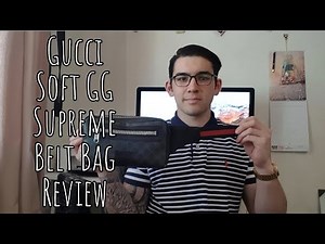 Gucci Soft GG Supreme Belt Bag Review | What Fits Inside?