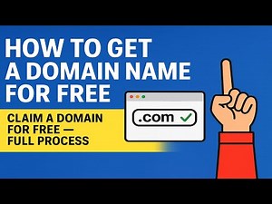 How to get a domain name for free: Claim a domain for free — full process