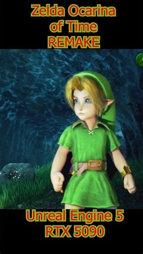 Ocarina of Time Remake Unreal Engine 5 RTX 5090 Gameplay #Zelda #OcarinaOfTime