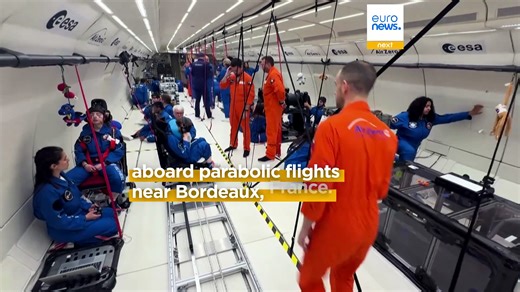 Inside Europe’s flying lab: Scientists study life in zero gravity aboard test aircraft in France