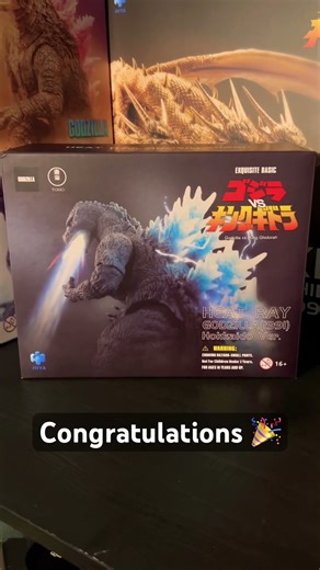 @Cyber_Kaiju2000 Congrats! #godzilla #monster #unboxing #hiyatoys #godzillatoys #giveaway #toys