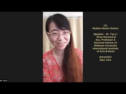 2021/9/24 MU Graduate Lecture3️⃣：Music History | Dr. Tao Li – Impressionism & Expressionism