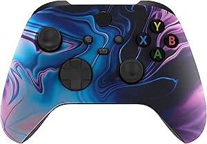 eXtremeRate Replacement Shell for Xbox Series X & S Controller - Unleash Your Style - Origin of Chaos Custom Acessories Front Housing Cover for Xbox Core Controller Wireless