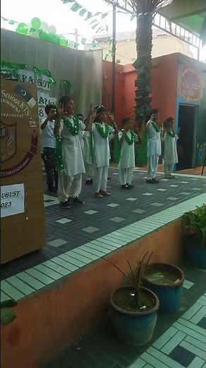 Chalta Rahe ye Karwan #tablo performance of KTS-21 school Girls Karachi #14th August Celebration