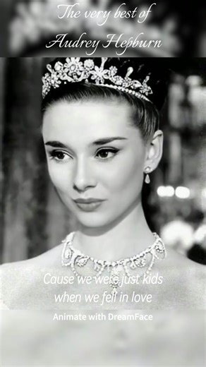 Making any photo sing a beautiful song. Perfect for greeting and create good memories with your beloved ones. #ai #dreamfaceai #aianimation #hepburn #oldphoto #memory #sing #nostalgia