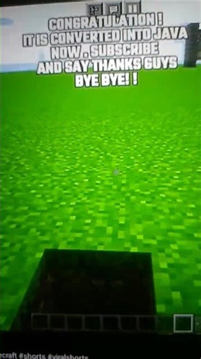 if you want to convert your mcpe into Java edition watch full short #mcpe