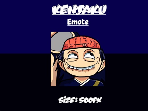 Derp Face Kenjaku Meme Emote |twitch, Discord, Youtube Emote| (PNG File) - Etsy