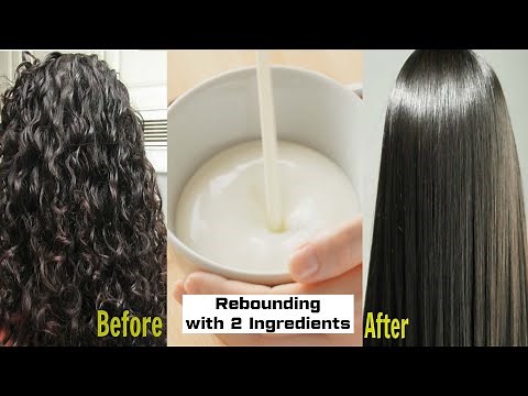 How to get permanent Straight Hair at home straighten hair without straightener